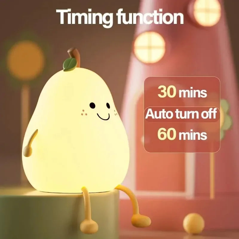 Bedside Light  LED Lying Flat Duck Night Light Level Dimmable Rechargeable Bedside Touch Lamp for Baby Kids Decor