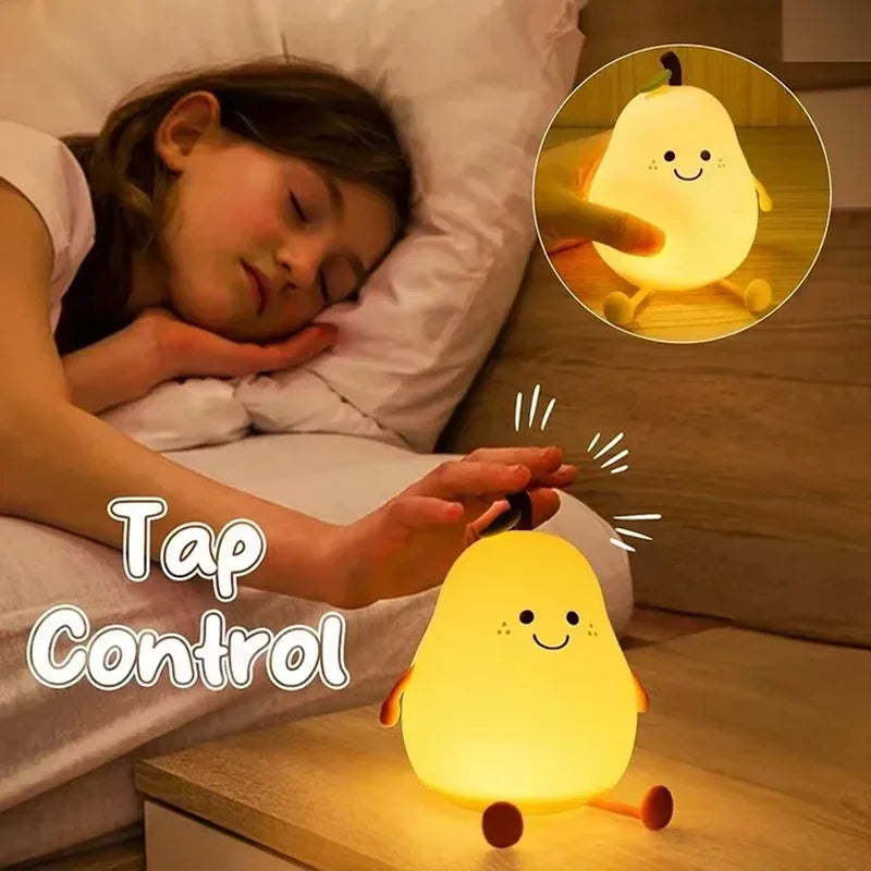 Bedside Light  LED Lying Flat Duck Night Light Level Dimmable Rechargeable Bedside Touch Lamp for Baby Kids Decor