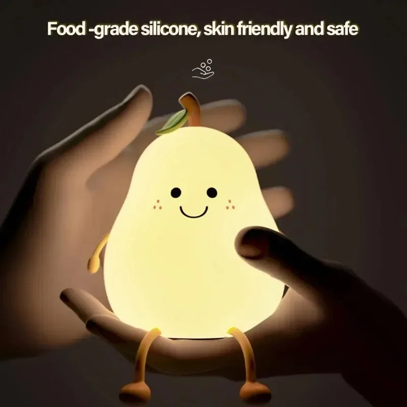 Bedside Light  LED Lying Flat Duck Night Light Level Dimmable Rechargeable Bedside Touch Lamp for Baby Kids Decor