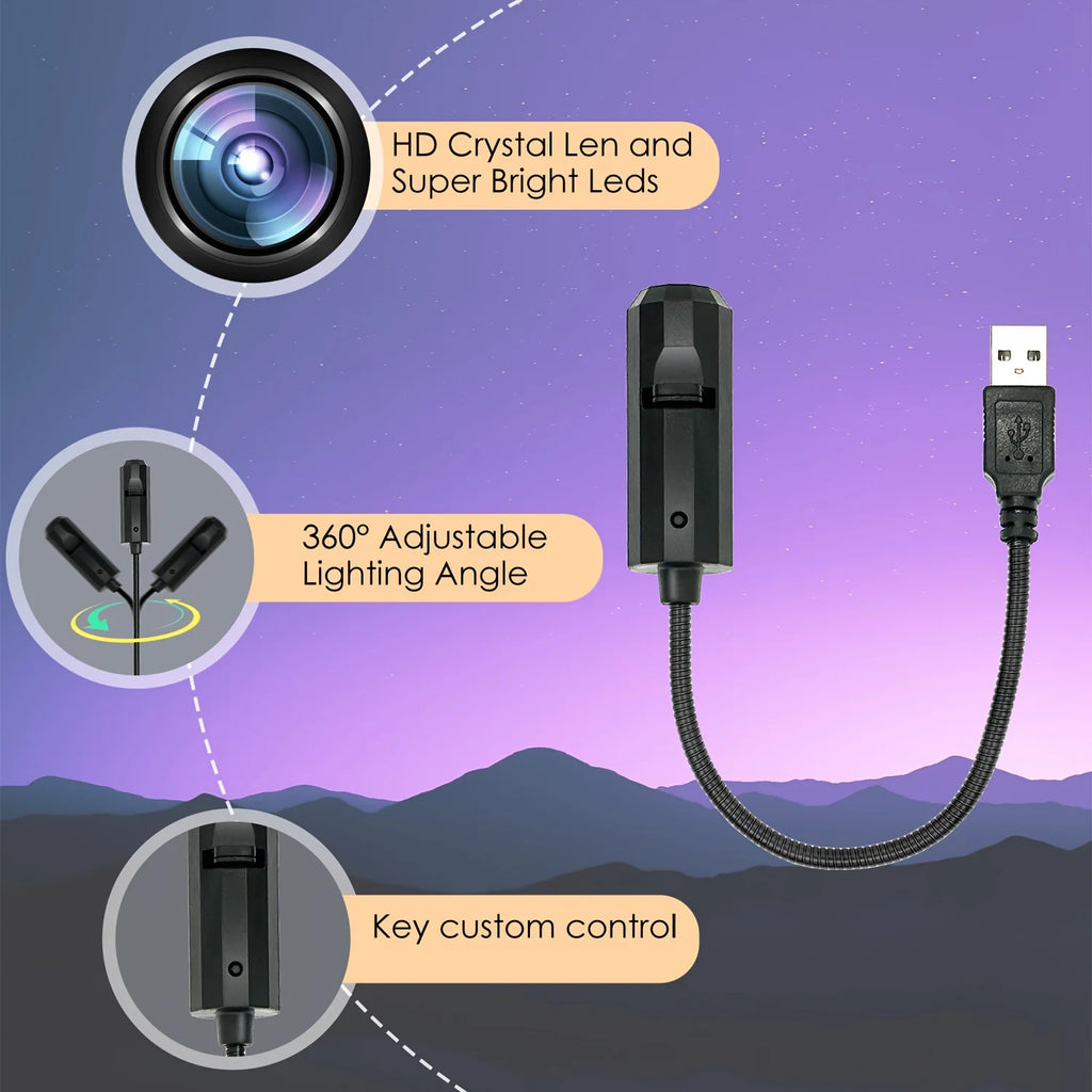 1 lamp + 6 planet slides, night light ceiling decoration