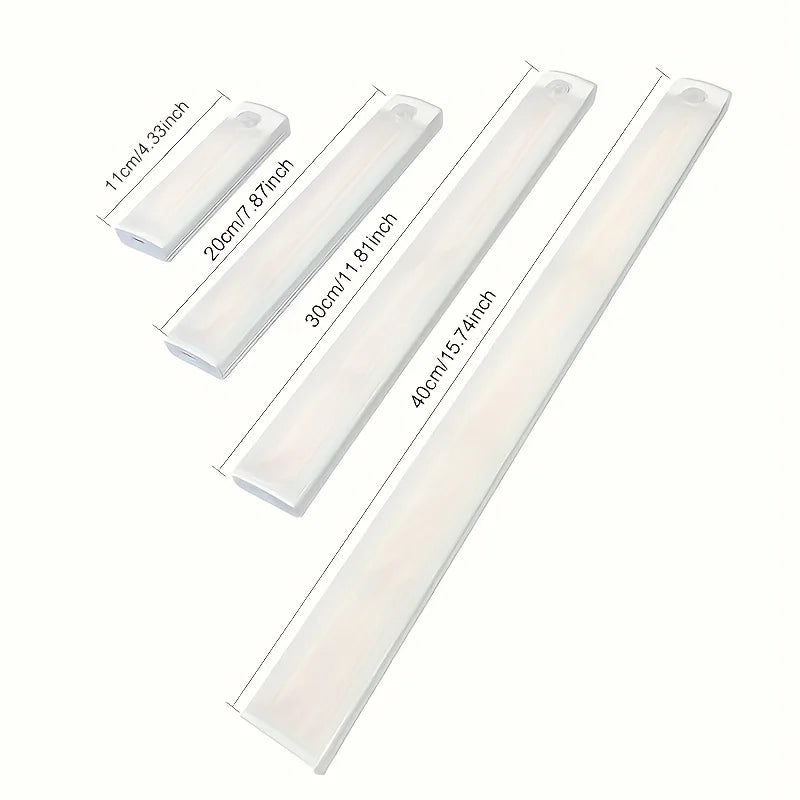 Under Cabinet Night Light USB Rechargeable Motion Sensor Closet Light Kitchen Bedroom Lighting Kitchen Wall Lamp