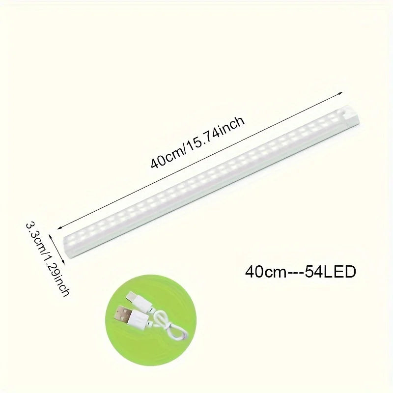Under Cabinet Night Light USB Rechargeable Motion Sensor Closet Light Kitchen Bedroom Lighting Kitchen Wall Lamp