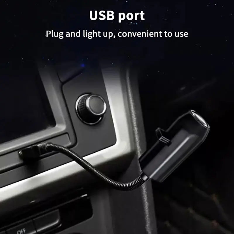 LED USB Projector Atmosphere Night Light Home Bedroom Decorative Bedside Socket Lighting Lamp Novelty Light Fixture Mini Gifts